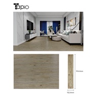 Tapio Dryback Rubber Tile 152.4x914.4x2mm. Model EKC004 Middle Oak Wood Color (16 Sheets/2.23 Sq.m.m