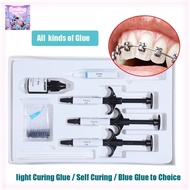 Dental Orthodontic Adhesive Light Curing Glue for Orthodontic Brackets Direct Bonding System Blue Gl