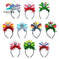SUYOUMY Football Event Headband, Flag Design National Team Flag Headband, Sports Accessory Soccer Fa