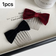 Lady's bow hair bow vintage velvet bow hair bow 2 designs