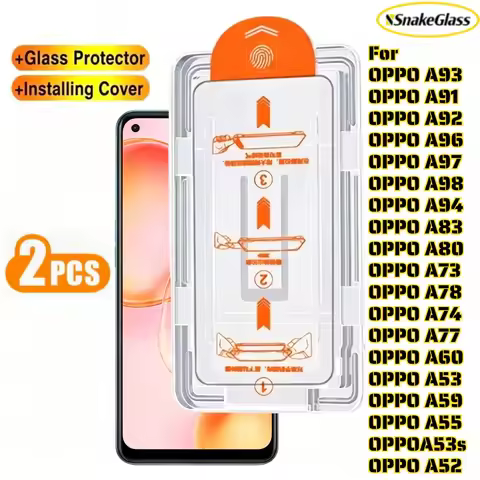 Easy Installation Screen Protector for OPPO A98 A97 A96 A94 A80 A78 A77 A55 Tempered Glass Screen Pr