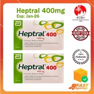 【Pharmacy delivery】Heptral 400mg Tablets 30's | Exp: 08/2027 Heptral Abbott Heptral