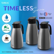 Bos's Stainless Steel Thermal Carafe Series BKE1300 (1.3Litres) /BKE1600 (1.6Litres) /BKE1900 (1.9Li