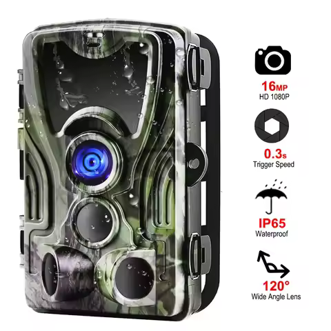 Wireless Hunting Camera Trail Night Vision Cameras HC801A 20MP 1080P IP65 Photo Trap 0.3s Trigger Wi