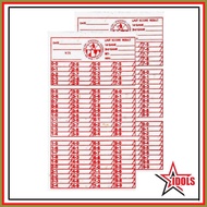 ✓ ◆ ◹ PBA Ending Card 100 pcs