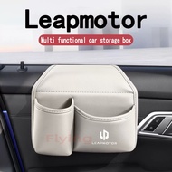 Leapmotor B01 B05 Car window cup holder beverage bin Car leather multifunctional storage box car doo