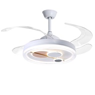 HAIGUI A94 Fan With Light Bedroom Inverter With LED Ceiling Fan Light Simple DC Power Saving Ceiling Fan Lights