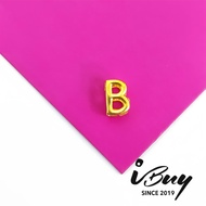 IBUY 916 Gold B Alphabet Charm 0.88G 22K (916)