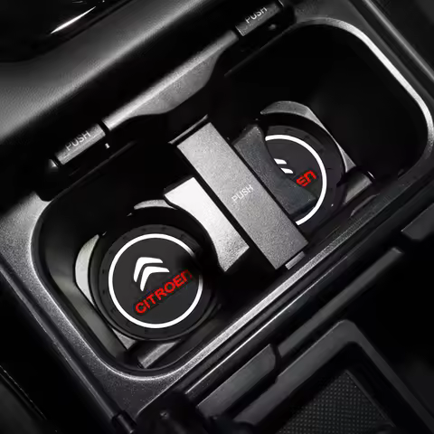 1/2pcs Car Interior Water Cup Holder Anti Slip Pads Coasters for Citroen C1 C2 C3 C4 C5 C6 C8 C4L DS