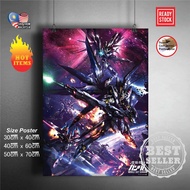 (Ready Stock) Mobile suit Gundam 144 RX-78-2 / RX78-2 / RX78 2 Gundam wall poster sticker deco poste
