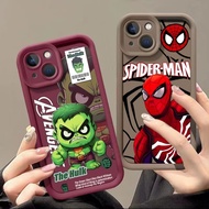 For OPPO A12 A12e A7 AX7 AX5S A5S AX5 A3S Find X6 Pro X7 Ultra Casing Hulk Spider Man Pattern Eyes Angel Eyes Phone Case Soft Protective Cover
