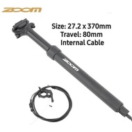 Zoom Dropper Seatpost Size 27.2mm Internal Cable Seatpost Bicycle Remote Inner Cable