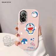 Softcase For Realme C67 C65 C63 C61 C55 C53 C51 C35 C21Y C25Y Cartoon Doraemon Back Cover Case Soft 