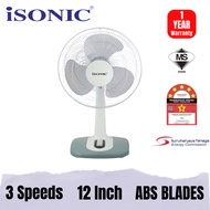 ISONIC TABLE FAN 12” | KIPAS MEJA ISONIC 12”