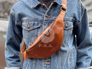 กระเป๋าผู้ชาย กระเป๋าคาดอก หนังแท้100% #C002