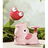 Popular UFO toy: frog hand-pulled UFO, dog-shaped and elephant-shaped foot-operated UFO, double-play