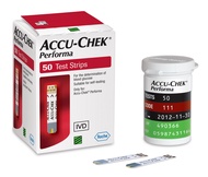 Accu-Chek Performa 50 Strips แผ่นวัดระดับน้ำตาลในเลือด