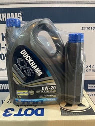 สูตรใหม่ Duckhams QS Hybrid 0w-20 API SP น้ำมันเครื่องสังเคราะห์แท้ 100% ขนาด 3.5 ลิตร แถม 1 ลิตร