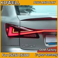 Car Styling for Lexus IS Taillights 2006-2012 IS200 IS250 IS300 Tail Light Rear DRL Fog Brake Turn S