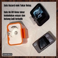 Honda RS150 Double Signal Switch / Suis Hazard , Flasher Relay , Suis On Off Rs150/Benelli RFS150i n