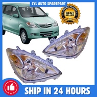 TOYOTA AVANZA YEAR2006 TO YEAR2011 MANUAL HEADLAMP WITH COVER AFTERMARKET QUALITY