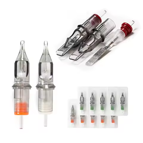 5PCS EZ Revolution Tattoo Cartridge Needles RL RS MC M1 for Cartridge Tattoo Machine and Grip Tattoo