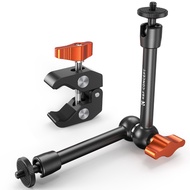 K&F Concept  6"/9.8"/11" Magic Arm with Super Clamp Kit with 1/4" & 3/8" Thread Screw, Articulating 