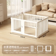 Pagar Haiwan Peliharaan Pagar Anjing Lutsinar Sepenuhnya Pagar Akrilik Anjing Kecil Dalam Rumah Anji