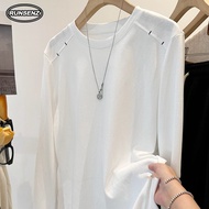 M-4XL Fat Women Plus Size White Tshirt Loose Casual Oversize Cotton Top