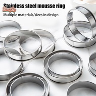 honeybird 8/9/10CM English Muffin Rings Crumpet Rings Double Rolled Tart Ring Round Stainless Steel 