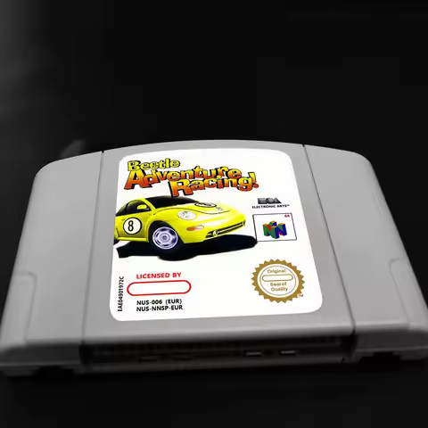 Beetle Adventure Racing! Game Cartridge for 64 Bit PAL EUR Consoles N64 Game Card
