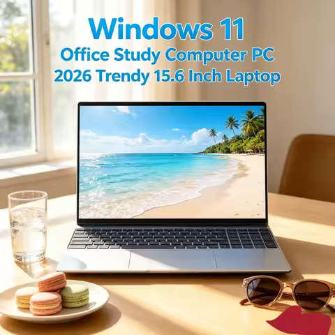 Stable 15.6" Intel i7-8650U Portable Laptop Windows11 Notebook 32GB DDR4 2TB SSD Pc Gamer Office Com