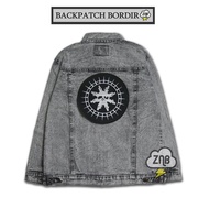 Patch bordir band emblem metal backpatch bordir patch musik local
