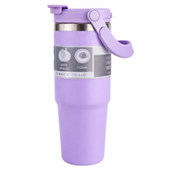 900ml 30oz 316 Stainless Steel Vacuum Insulated 2 Way Functional Bottle With Handle Coffee Mug Therm