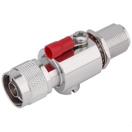 Coaxial N Type Lightning Arrestor 0 to 6 GHz (N-Male/N-Female) 50ohm,Protects 3G, 4G, LTE,GPS, 2.4GH
