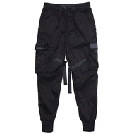 Sweatpants men's overalls hip hop hip-hop multi-pocket pants