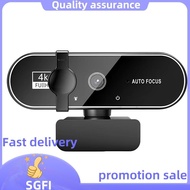 Webcam Video Camera Video Camera 4K Autofocus Streaming Web Cam Full HD Webcams for PC Computer Lapt