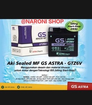 AKI KERING GTZ6V MERK GS ASTRA BUAT MOTOR VARIO 125, AKI MOTOR VARIO 150, AKI MOTOR VARIO 160, AKI KERING