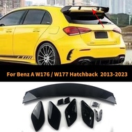 Rear Trunk Spoiler Wing Tuning Accessories Tail For Mercedes Benz A W176 W177 Hatchback 2013-2022 A4