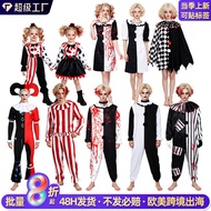 Cross-Border Broken Soul Clown cosplay Costume Halloween Party Costume Clown Return Horror Clown cos