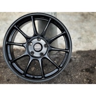 New Car Sport Rim FLOW FORMING 7.6KG - WedsSport TC105X Wheels - 17x8J 5x113 ET35 Gloss Black -