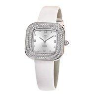 OLEVS 5512 Quartz Fashion Women Watch Gift Square-dial Leather Watchband Wristwatch