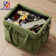 NOVAFLUX Toolbox, Thickened Oxford Cloth Tool Storage Bag, Tool Bag Multifunctional Side Pocket Fold