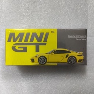 MINI GT 497 PORSCHE 911 TURBO S RACING YELLOW