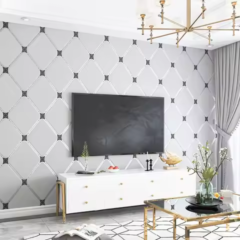 Buckskin Wallpaper Nordic Geometric Pattern Lines Modern Simple Vertical Stripes Living Room TV Back