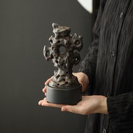 Chinese Style Home Backflow Incense Burner Ceramic Taihu Stone Creative Agarwood Incense Burner Hous