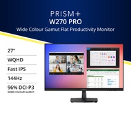 [BEST SELLER] PRISM+ W270 PRO | 27" 144Hz WQHD [2560 x 1440] Fast IPS Professional Monitor