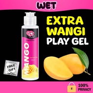 [ 100% CRAZY TASTY ] WET FRUITY Mango Adult Personal Lubricant Water Based Lube Massage Oil Minyak P