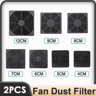 LJJ 2 PCS Gdstime 40mm 50mm Fan Dust Filter 60mm 70mm Dustproof Screen PC Computer Case Mesh 80mm 90
