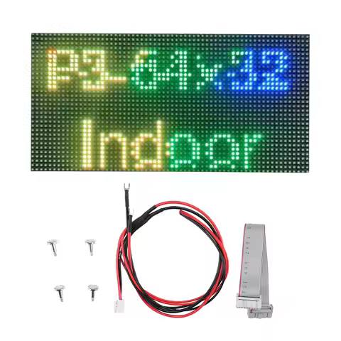 P3 Indoor SMD2121 LED Display 64x32 Pixel High Resolution 1/16 Scan 192x96mm Matrix LED Display Modu